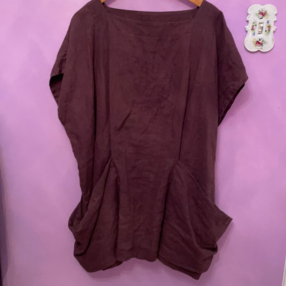Linenfox oversized tunic xs